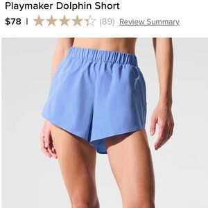 Alo yoga playmaker dolphin short